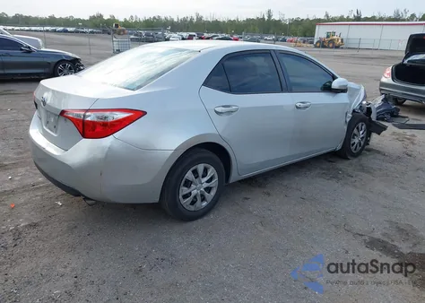 2015 Toyota Corolla L из США, поврежденный, VIN 2T1BURHE2FC419371